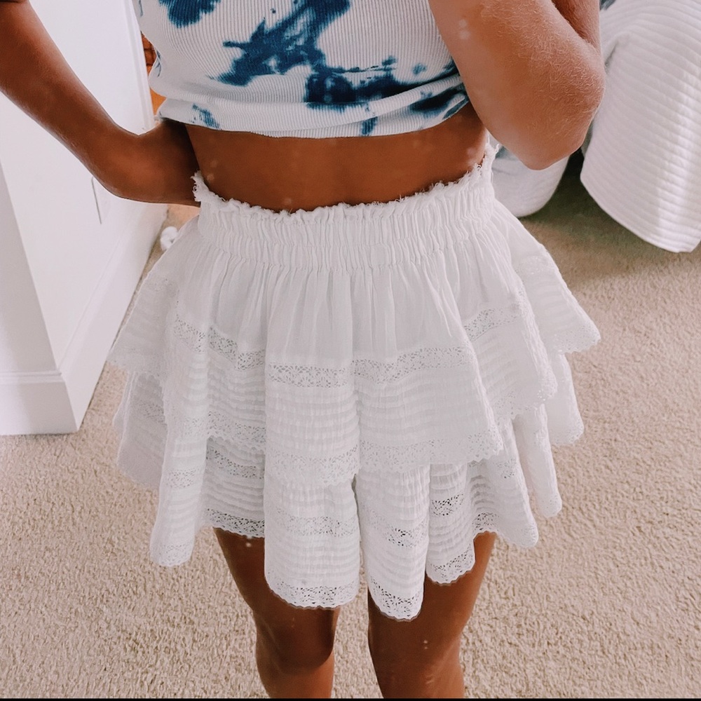Love shack fancy dupe skirt from arie, size xs.